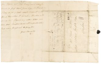 Whitefield (George, 1714-1770). Autograph Letter Signed with initials, Ireland, 16 November 1738