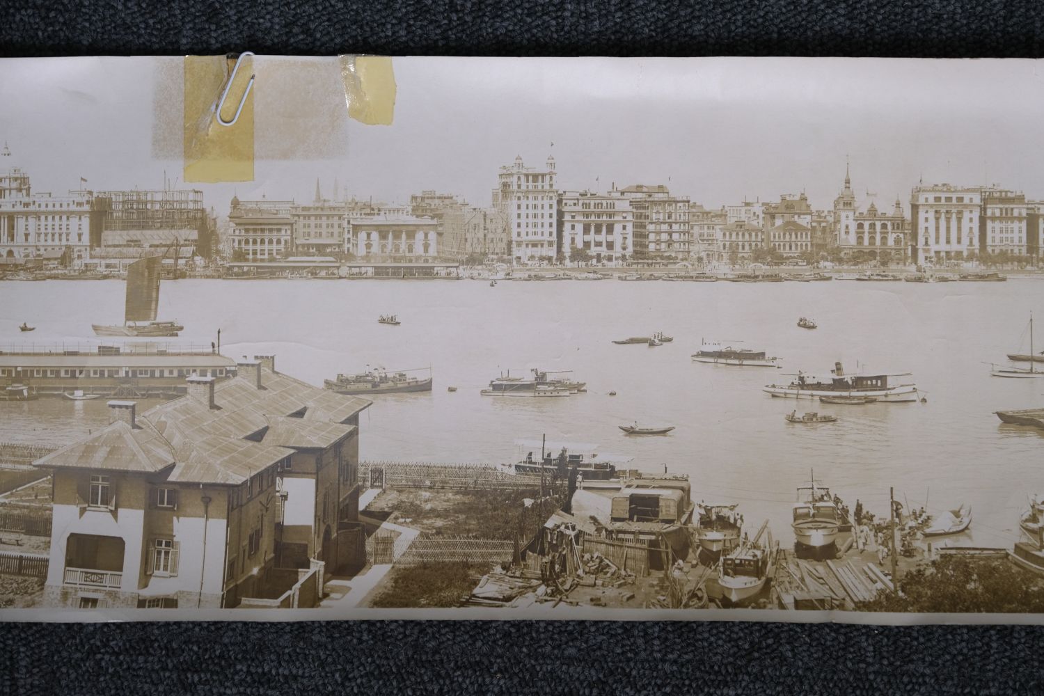 China. Panorama of Shanghai, [Afong Studio], 1926/7, gelatin silver print panorama - Image 11 of 13