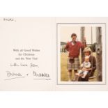 Charles & Diana, Prince & Princess of Wales. A signed Christmas Card, [1983]