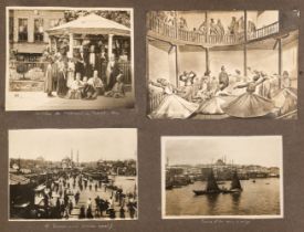 Constantinople. An album containing approximately 90 photographs of a visit to Constantinople