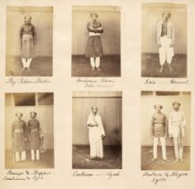 India. An album of approximately 220 photographs, c. 1860s/1870s