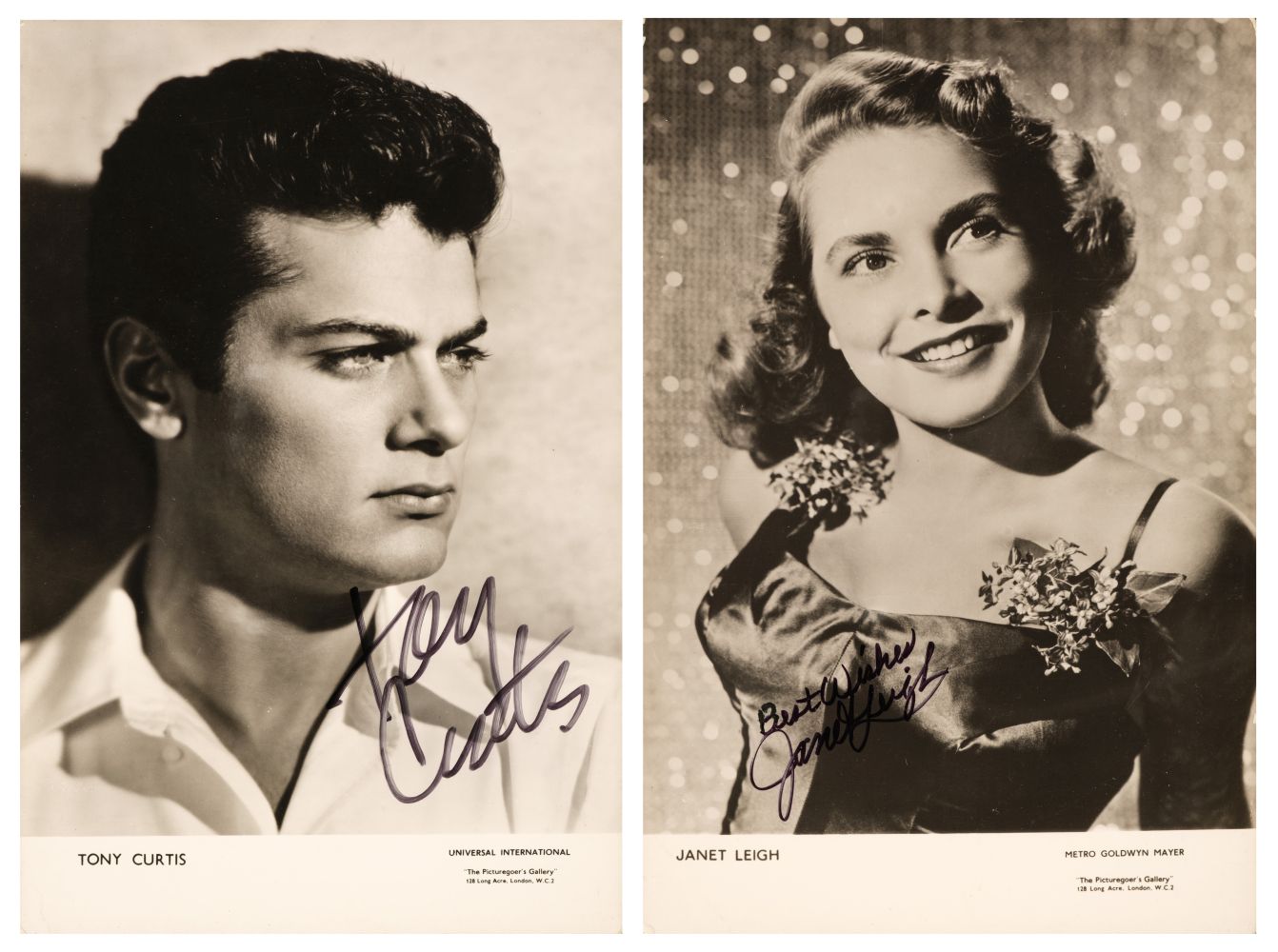 Film Actresses. A group of approximately 70 signed black & white photographs of actresses