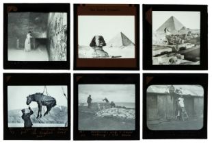 Iceland. A group of 50 diapositive magic lantern slides, early 20th century