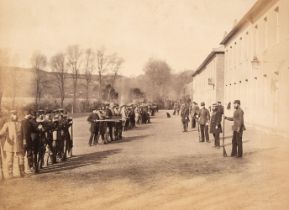 Fenton (Roger, 1819-1869). Volunteer Class at the Hythe Right Wing, February 1860