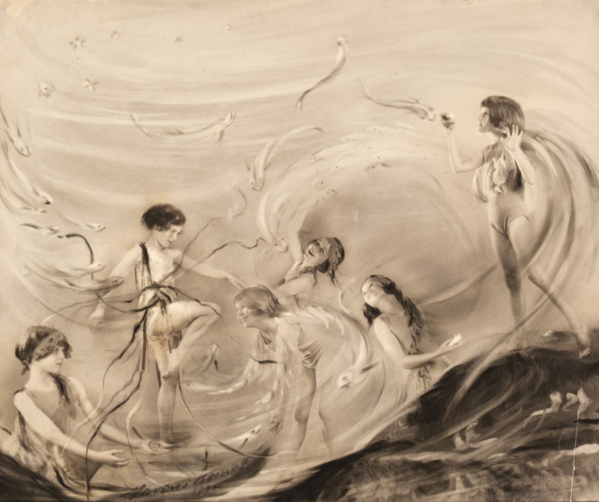 Adams (Marcus, 1875-1959). A group of 4 photographs of images for The Water Babies