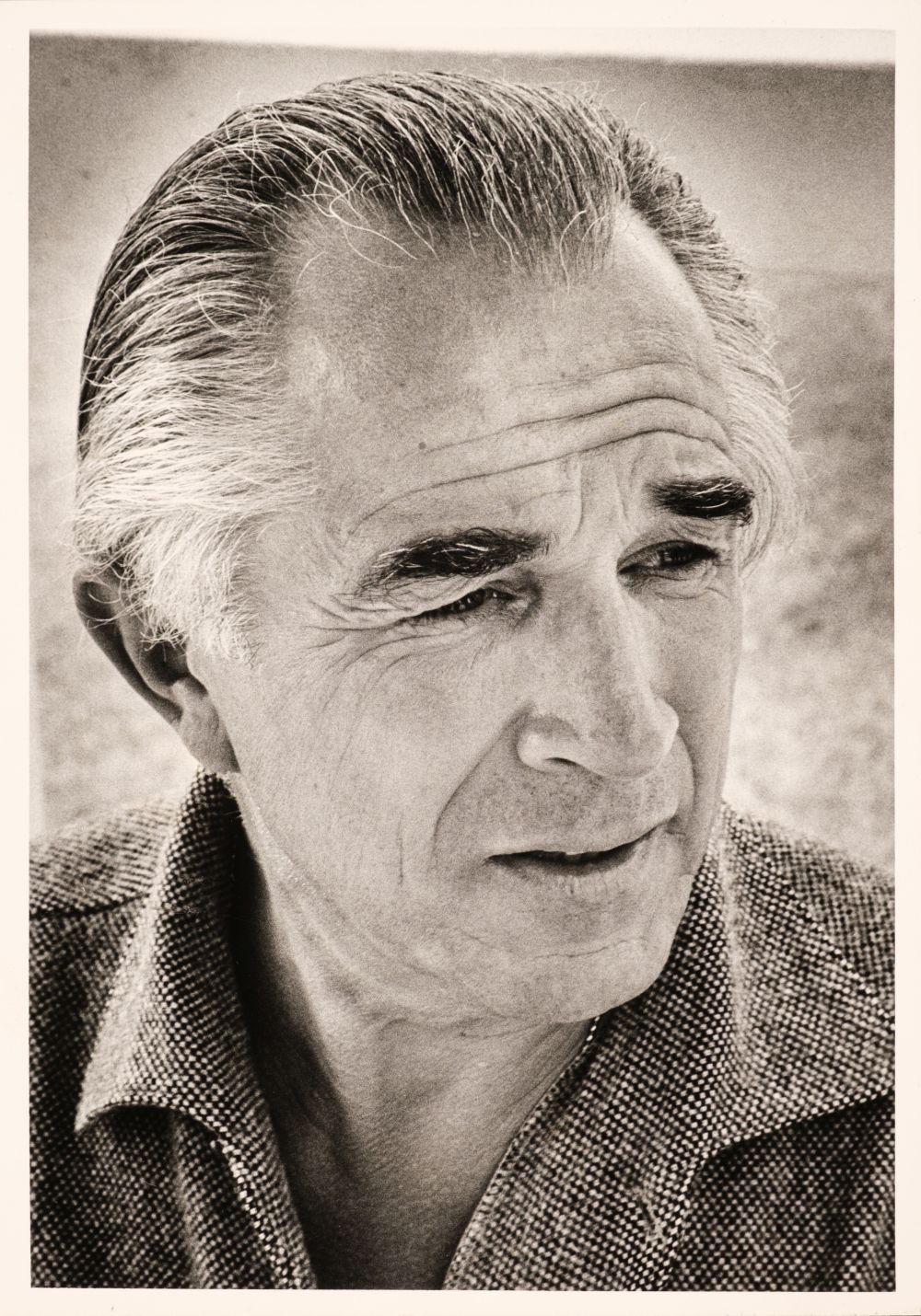 Duncan (David Douglas, 1916-2018). Headshot portrait of the American photojournalist