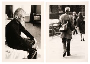 Beckett (Samuel, 1906-1989). A group of 11 photographs of Samuel Beckett by John Minihan