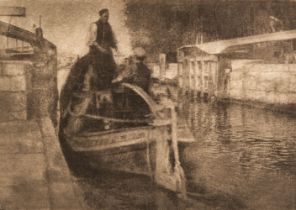 Davison (George, 1856-1930). Two photogravures on Japanese tissue