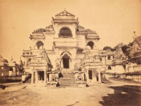 India. A group of 30 photographs of Temples and Views, 1869