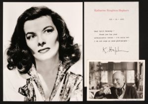 Film Actors. A group of approximately 120 signed small-format black & white photographs