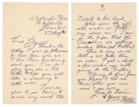 Christie (Ethel, 1898-1952). Autograph Letter Signed, 'Ethel', 10 Rillington Place