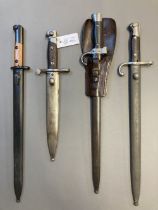 Bayonets. Argentinian Mauser bayonet, M1909 and other bayonets