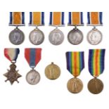 WWI medals to Airship Coxswain 1, Royal Naval Air Service and single medals