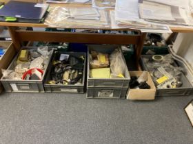 Aircraft Spares. A large collection of aircraft spares (5 boxes)