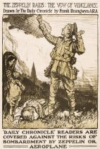 Brangwyn (Frank, 1867-1956). The Zeppelin Raids: The Vow of Vengeance