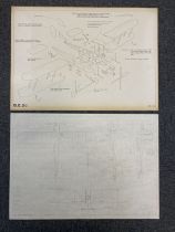 Aircraft Technical Diagrams. Technical drawings & printed diagrams of aircraft, late 20th c.