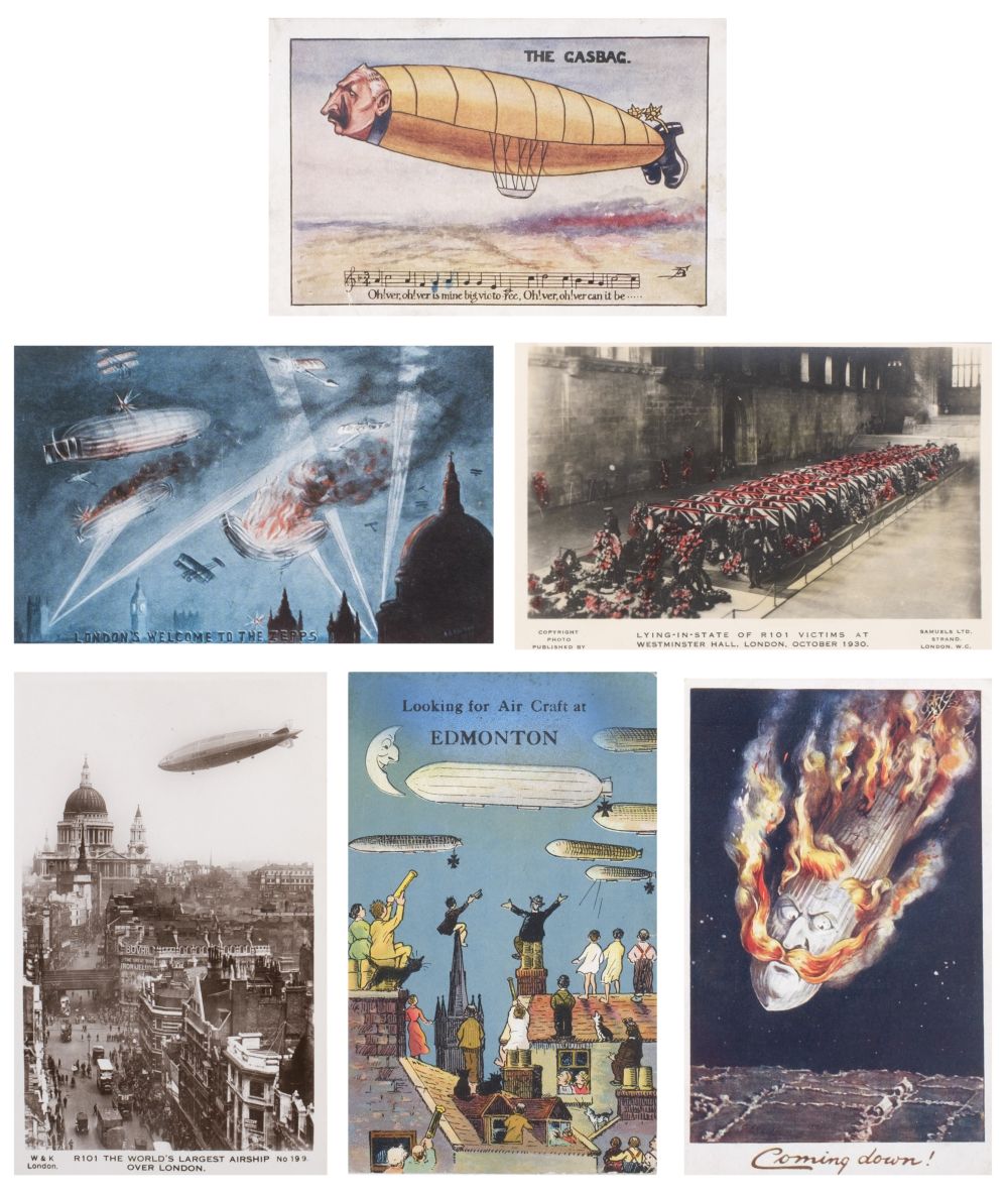 Airship Postcards. Airship postcards circa 1910-1930