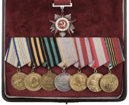 Russian medals awarded to fighter "ace" Major Valeryan Mikhailovich Turygin