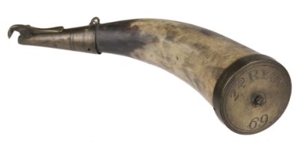 George III period powder horn, circa 1800