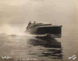 Motorboat Photograph. British International Trophy, Motorboat Racing, circa 1913