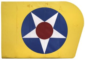 American Air Force aircraft rudder and one other