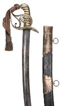 George III Irish Light Infantry sword, circa 1780