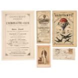 Siege of Paris Ballon Monte ephemera collection.