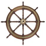 HMS Liverpool. The ship's wheel from HMS Liverpool