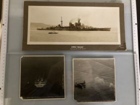 RAF Mount Batten. Two original photographs from RAF Mount Batten of the rescue of survivors