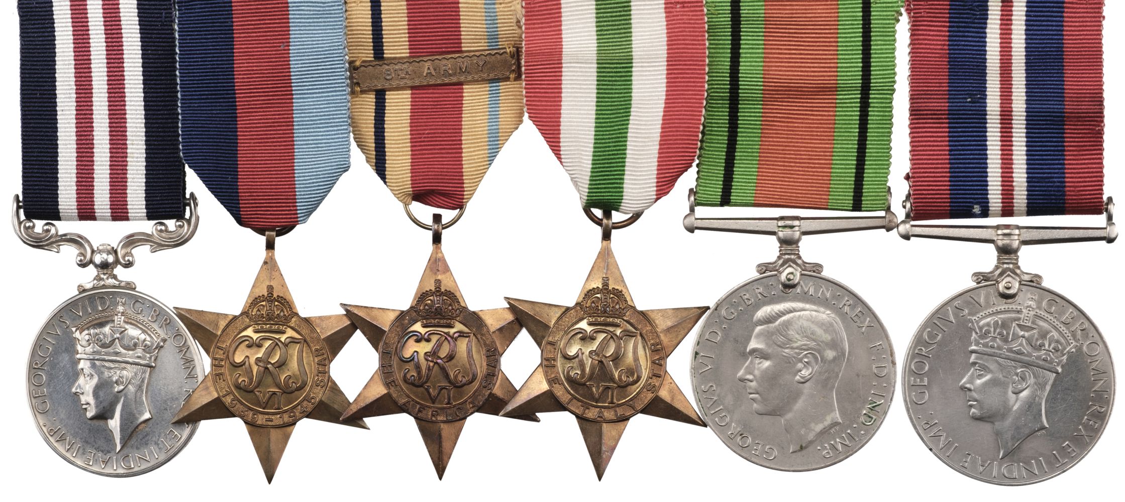 WWII Immediate 'Tunisia' Military Medal group to Corporal R.S. Riches, 9th Queen's Royal Lancers