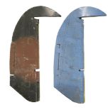 Aircraft Rudders. WWII period aircraft tail elevators