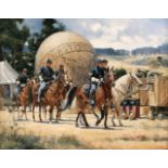 Cowland (Anthony R.G.). The Advantage Thaddeus Lowe's Balloon 1862, oil on board