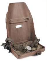 Ejector Seat. WWII aircraft bucket ejector seat, circa 1939-45