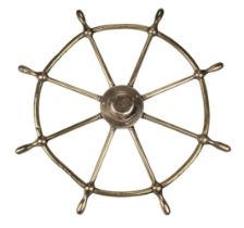 HMS Ark Royal. The ship's wheel from HMS Ark Royal