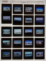 Airliner Slides. Collection of 1,000, 35mm colour slides of airliners, propliners and aircraft