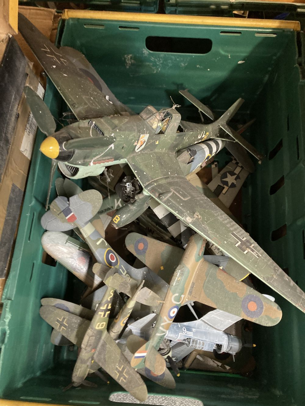 Plastic kit built aircraft, mostly WWII aircraft - Image 2 of 5