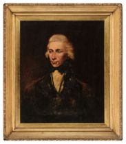 English School, 19th century, Horatio Nelson, half-length portrait facing left, oil on canvas