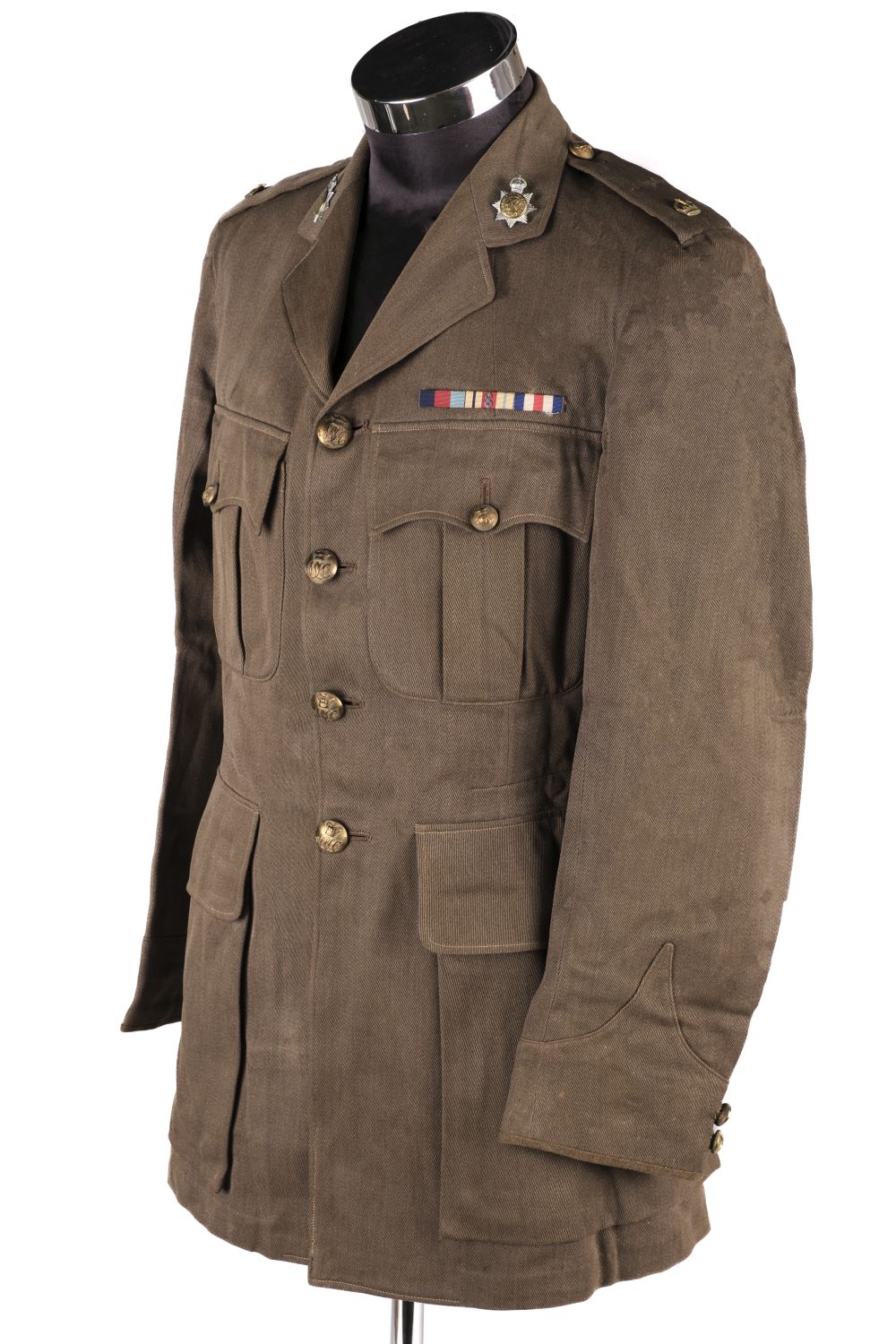 WWII uniforms belonging to Major J.G. Potter, Middlesex Yeomanry, - Image 3 of 5