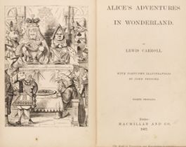 Carroll (Lewis). Alice's Adventures in Wonderland, eighth thousand, 1867