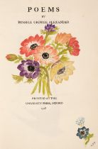 Alexander (Russell George). Poems, Oxford: University Press, 1928, extra-illustrated