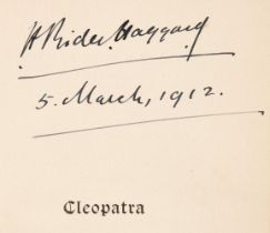 Haggard (H. Rider). Cleopatra, signed, 1907