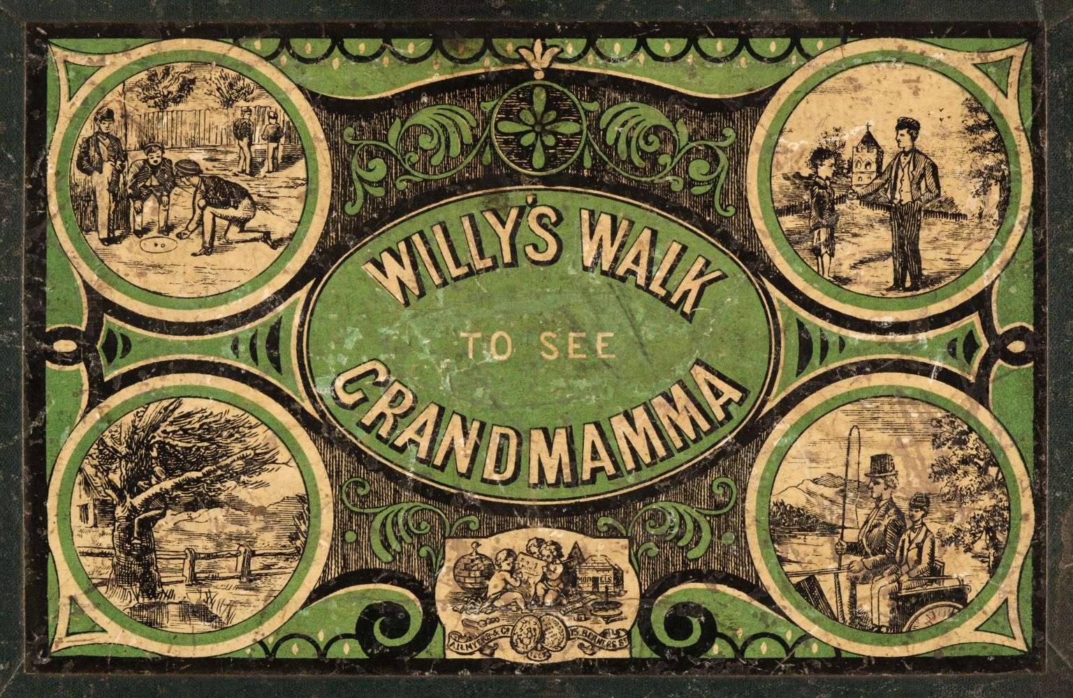 Moral Race Game. Willy's Walk to see Grandmamma, London: A. N. Myers & Co., [1869],