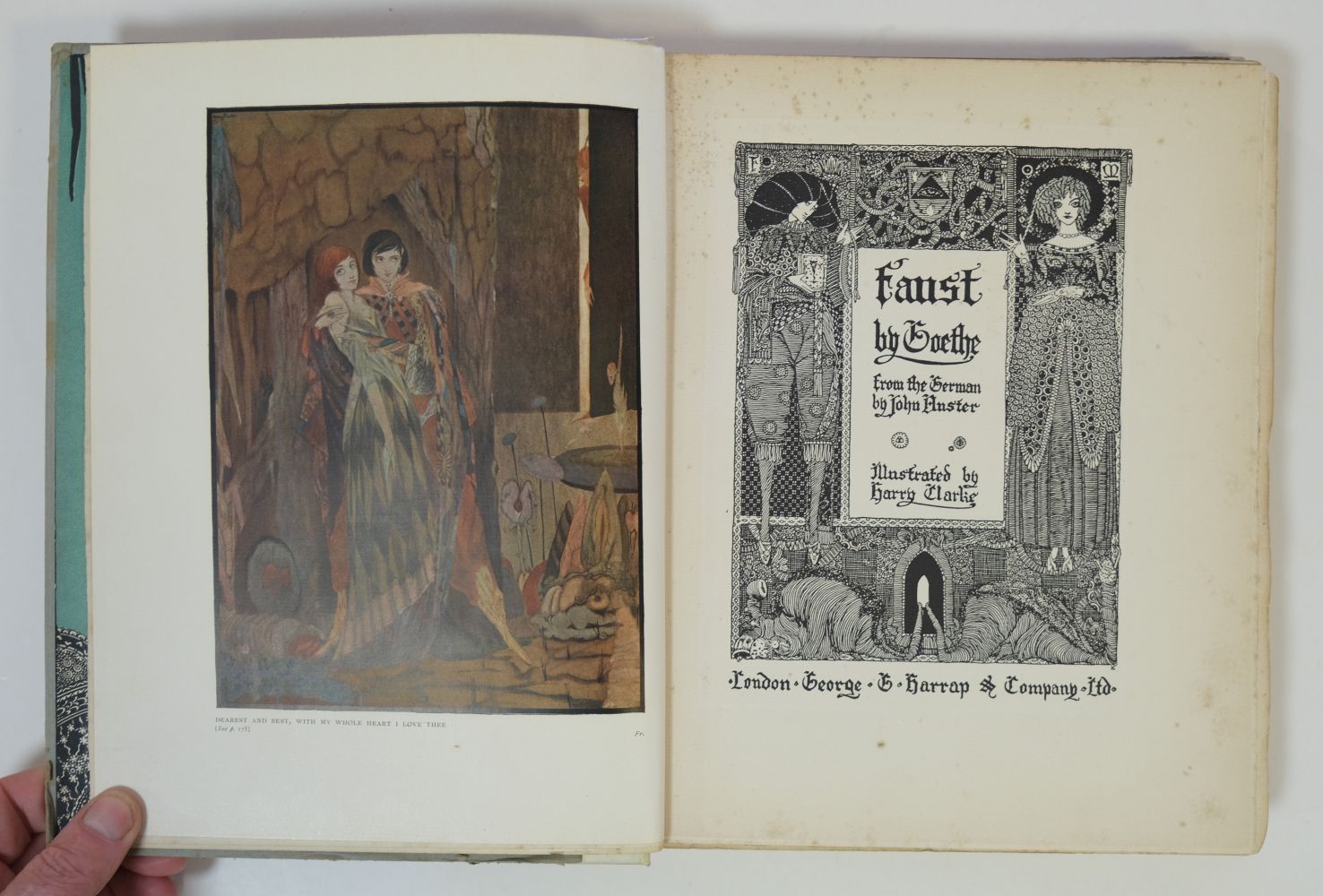 Clarke (Harry, illustrator). Faust, by Goethe, 1925 - Image 8 of 11