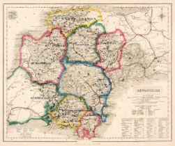 Walker (J. & C., publishers). Hobson's Fox-Hunting Atlas..., circa 1860