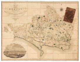 Dorset. Greenwood (C. & G.), Map of the County of Dorset, 1826