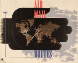 Kauffer (Edward McKnight, 1890/91-1954). Air Mail Routes, [1935]