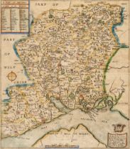 British County Maps. A collection of 25 maps, 17th - 19th century