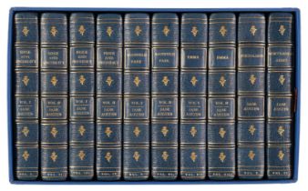Austen (Jane). Novels, edited by R.B. Johnson, 10 volumes, 1898