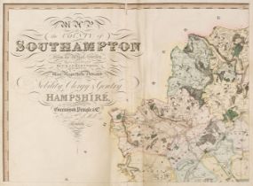 Hampshire. Greenwood (C. & J. publishers), Map of the County of Southampton..., 1826