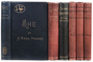 Haggard (H. Rider). She, A History of Adventure, 1st edition, 1887